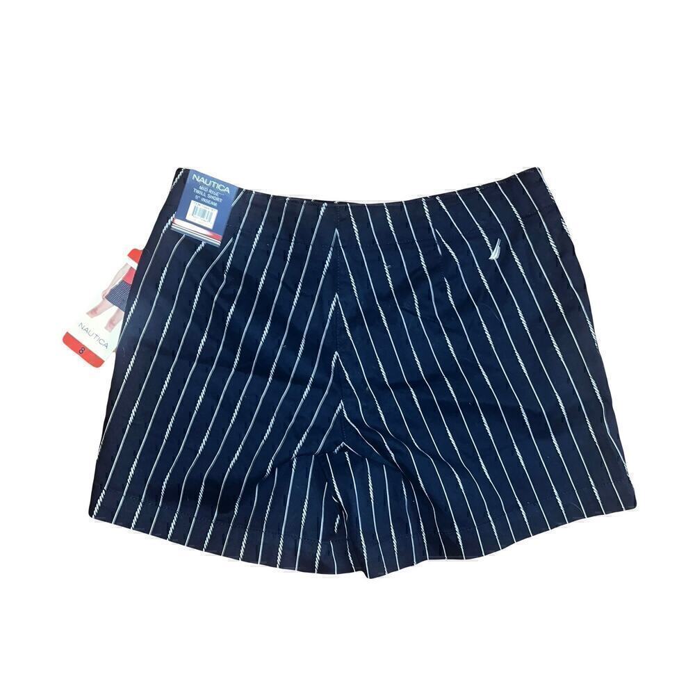 NWT Nautica Womens Navy and White Shorts Size 8​ - Picture 2 of 5